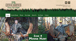 Desktop Screenshot of pbguideservice.com