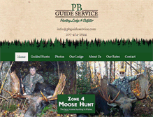 Tablet Screenshot of pbguideservice.com